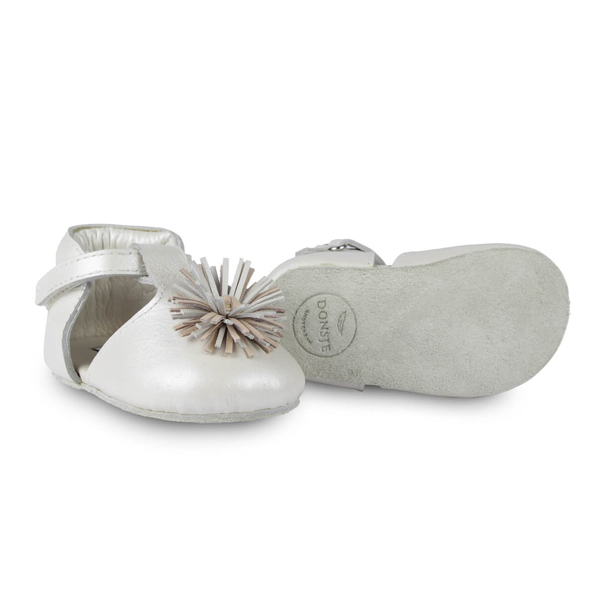 Poms Sandalen aus 100% Premium-Leder von Donsje kaufen - Kleidung, Babykleidung & mehr