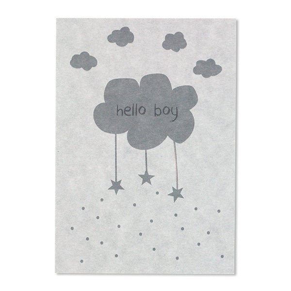 Postkarte Hallo Baby von Ava & Yves kaufen - Spielzeug, Alltagshelfer, Geschenke, Kinderzimmer, Babykleidung & mehr