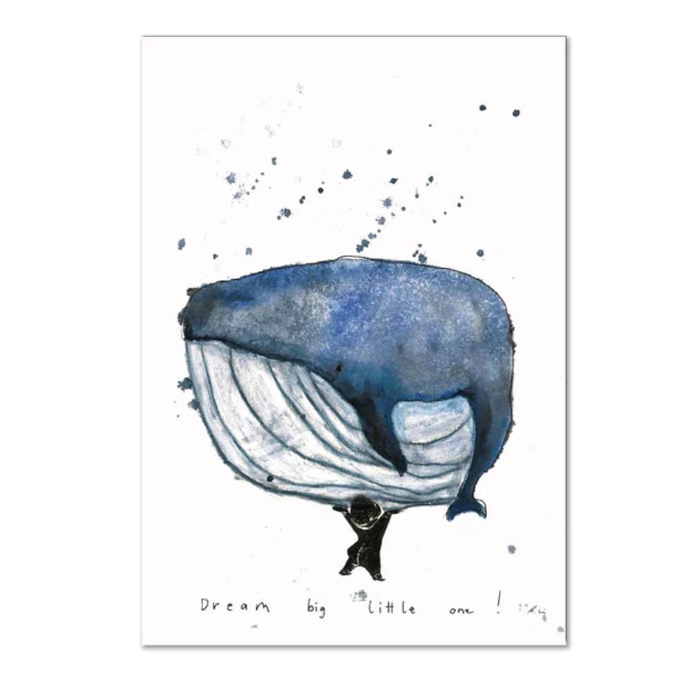Postkarte Wal von Halfbird kaufen - Spielzeug, Alltagshelfer, Geschenke, Kinderzimmer, Babykleidung & mehr