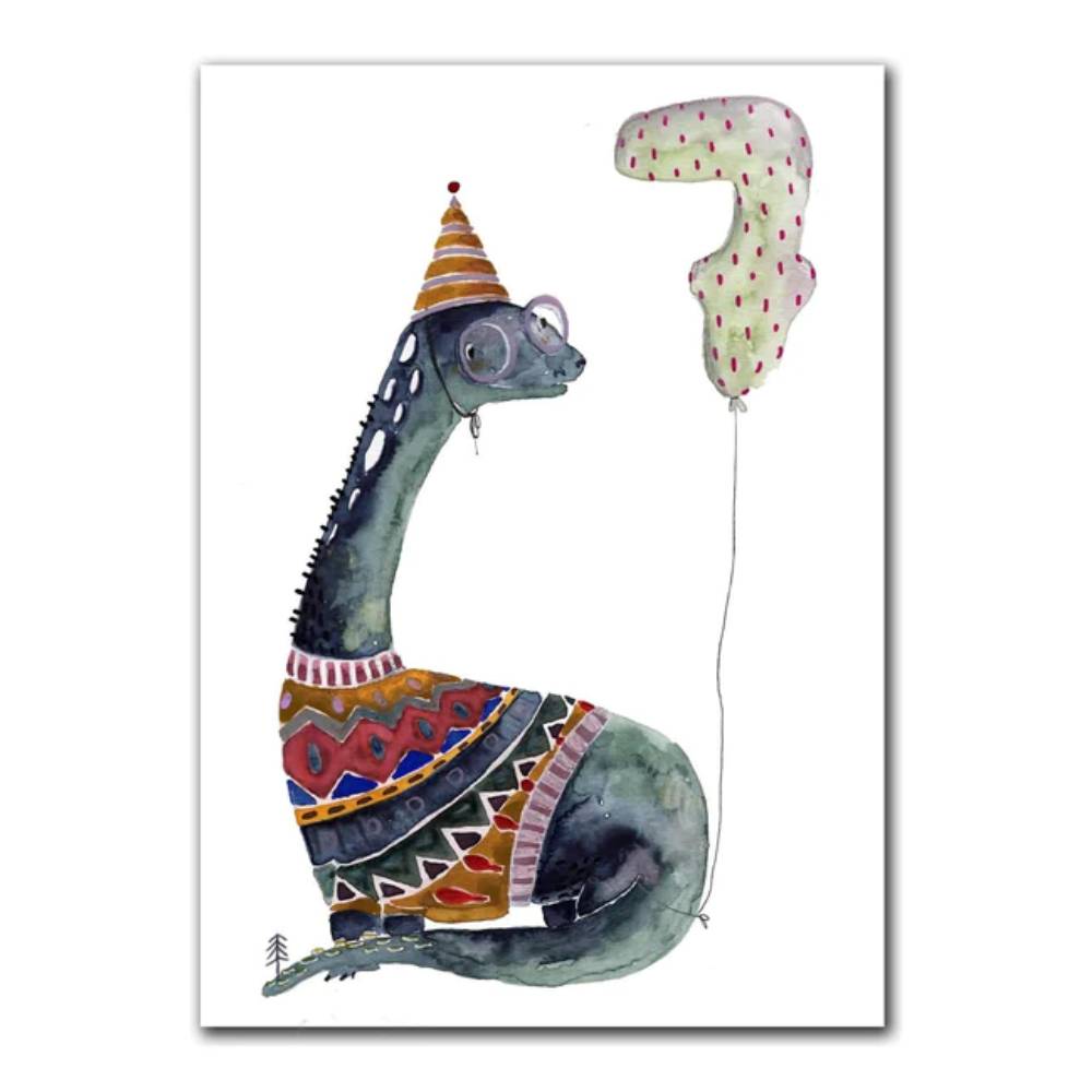 Postkarte Zahl DIN A6 von Grech & Co kaufen - Spielzeug, Alltagshelfer, Geschenke, Kinderzimmer, Babykleidung & mehr