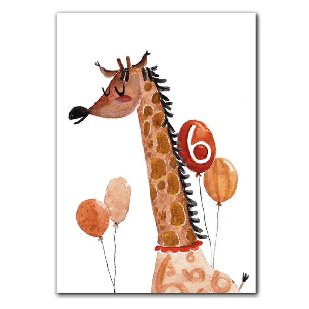 Postkarte Zahl DIN A6 von Grech & Co kaufen - Spielzeug, Alltagshelfer, Geschenke, Kinderzimmer, Babykleidung & mehr