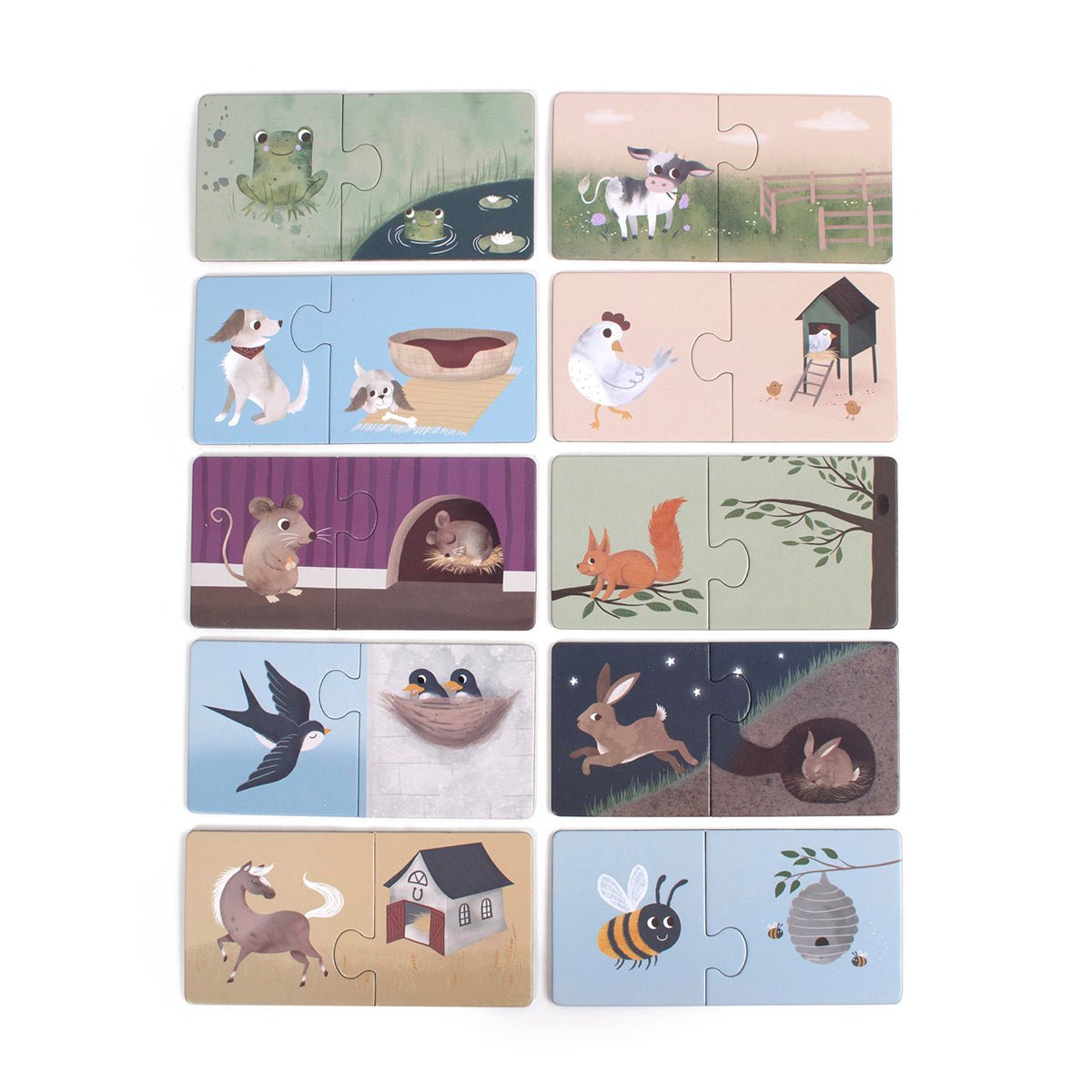 Puzzle aus Pappe ab 3 Jahren 20 Teile von Filibabba kaufen - Spielzeug, Geschenke, Babykleidung & mehr