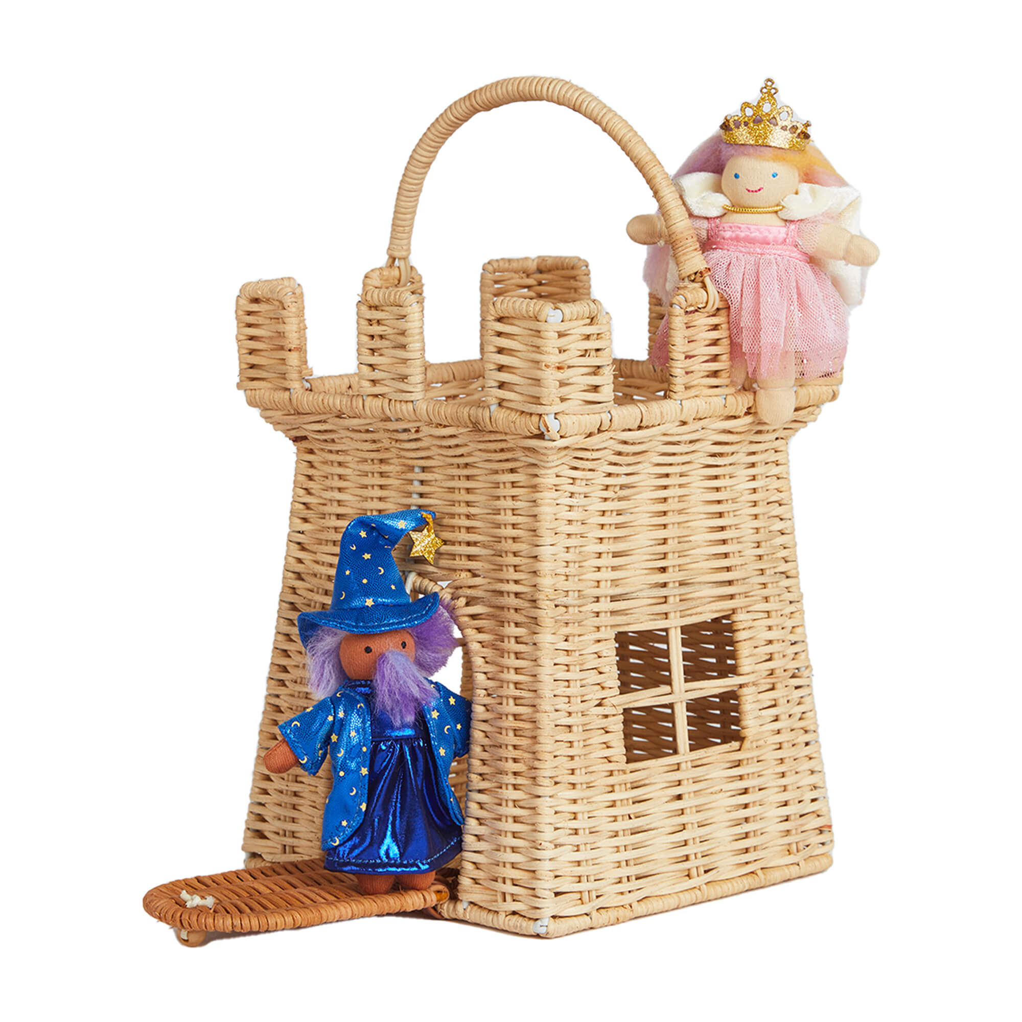 Rattan Castle Bag von Olli Ella kaufen - Kleidung, Spielzeug, Alltagshelfer, Geschenke, Babykleidung & mehr
