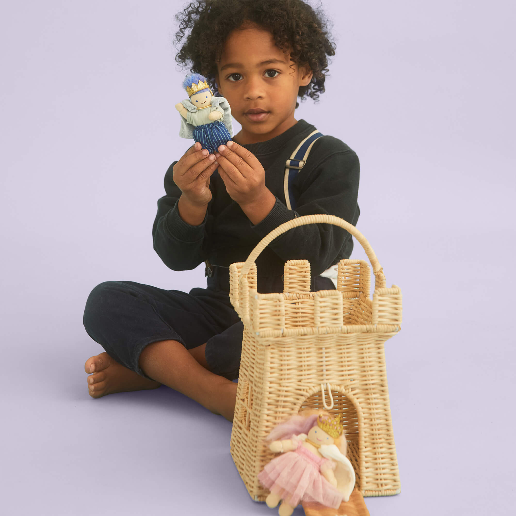 Rattan Castle Bag von Olli Ella kaufen - Kleidung, Spielzeug, Alltagshelfer, Geschenke, Babykleidung & mehr