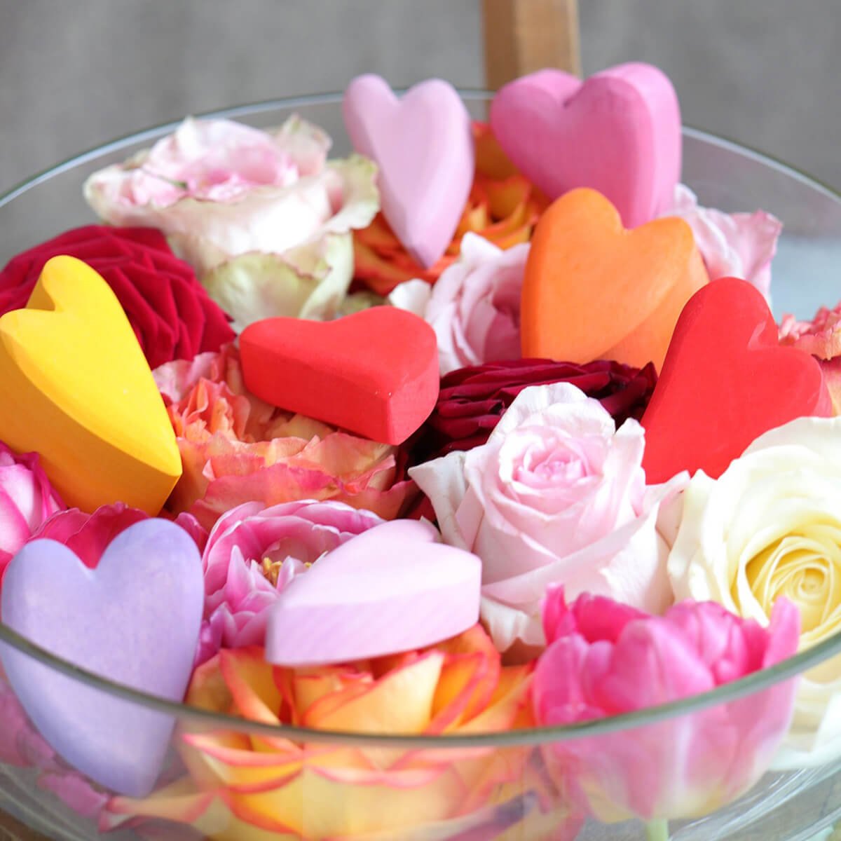 Regenbogen Herzen aus 100% FSC Holz von Grimm´s kaufen - Spielzeug, Geschenke, Babykleidung & mehr