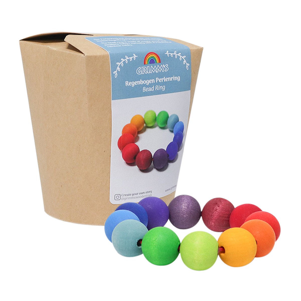Regenbogen Perlenring Greifling von Grimm´s kaufen - Baby, Spielzeug, Geschenke, Babykleidung & mehr