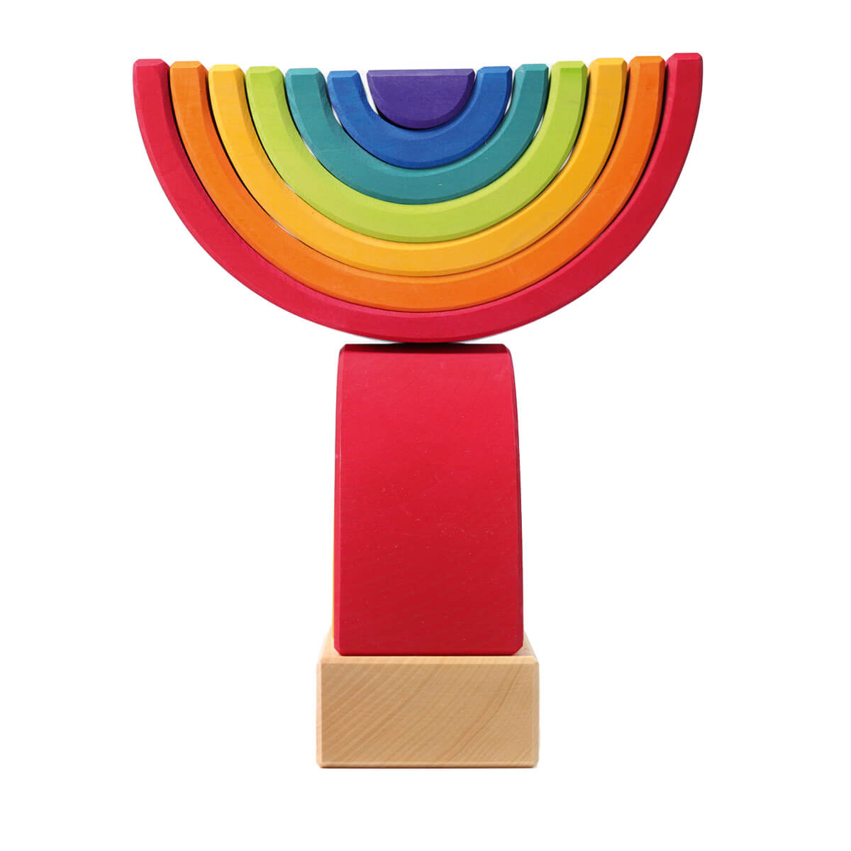 Regenbogen Steckturm aus Holz von Grimm´s kaufen - Spielzeug, Geschenke, Babykleidung & mehr