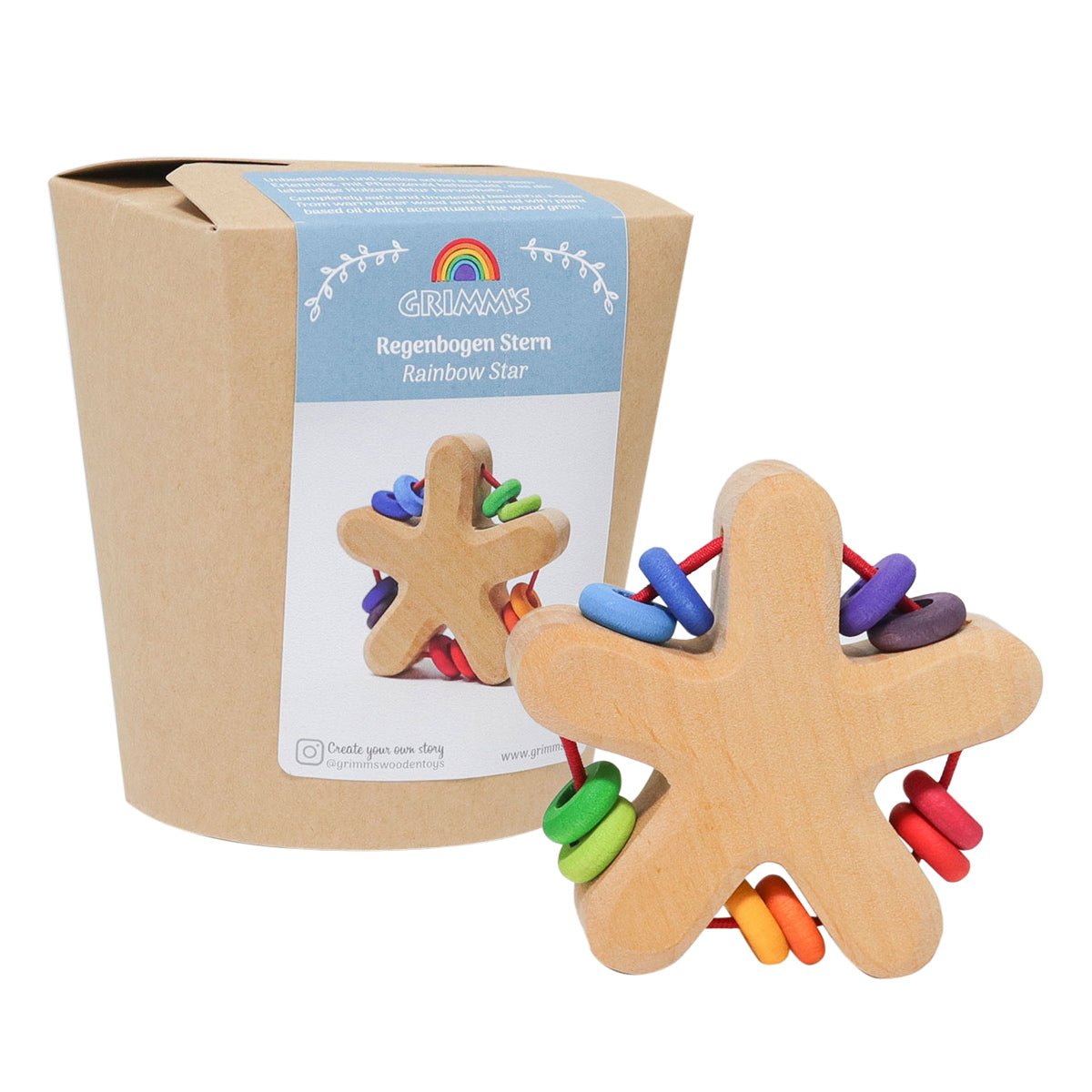 Regenbogen Stern Rassel von Grimm´s kaufen - Baby, Spielzeug, Geschenke, Babykleidung & mehr