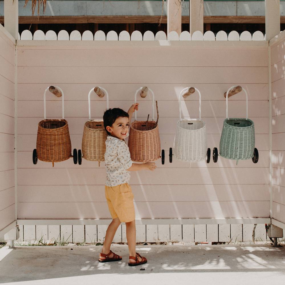 Rollkorb Original Luggy aus Rattan von Olli Ella kaufen - Kleidung, Spielzeug, Alltagshelfer, Geschenke, Babykleidung & mehr