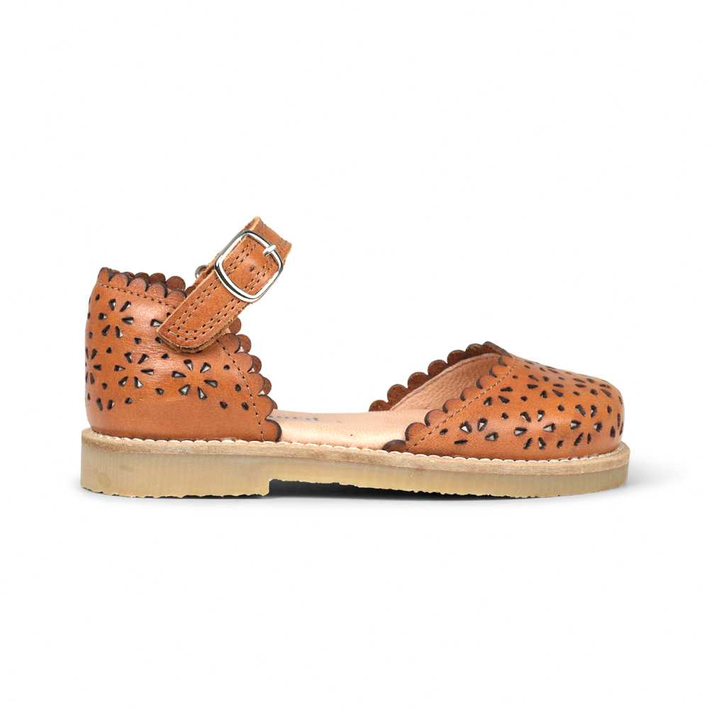 Sandale Ladida Flower - aus Chrom freiem Premium Leder von petit nord kaufen - Kleidung, Babykleidung & mehr