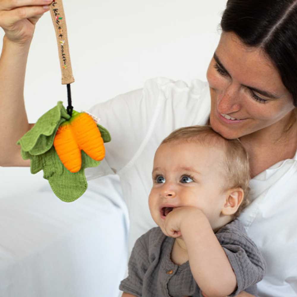 Schnullerkette aus Bio-Baumwolle OEKOTEX von Oli&Carol kaufen - Baby, Geschenke, Babykleidung & mehr