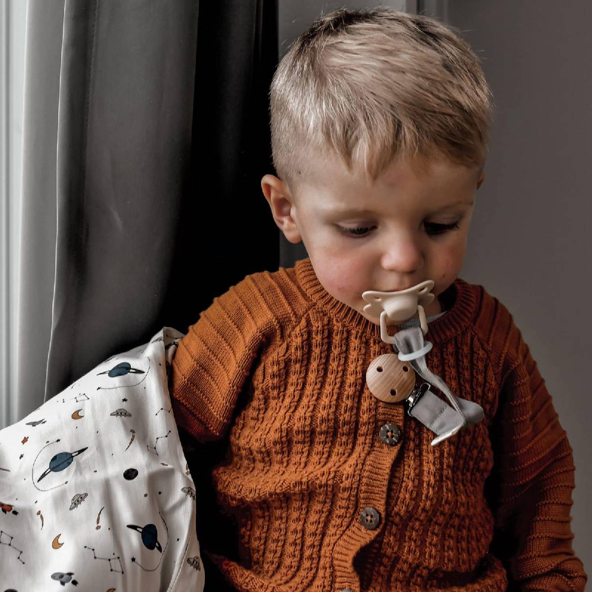 Schnullerkette mit Silikonring aus Bio-Baumwolle von Filibabba kaufen - Baby, Geschenke, Babykleidung & mehr