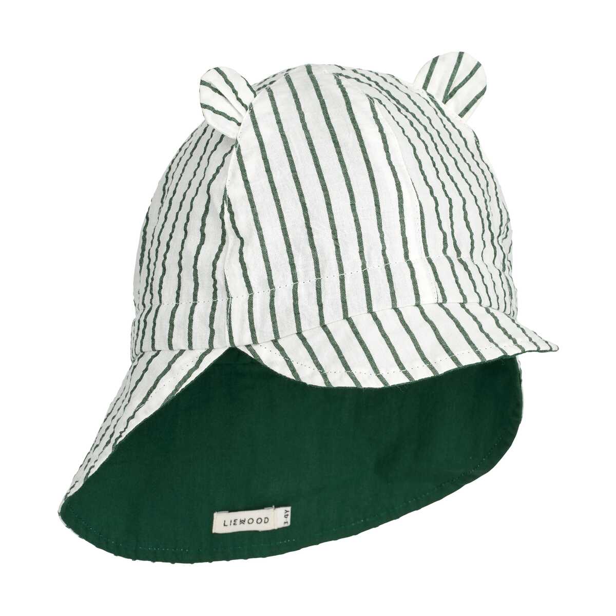 Seersucker Wende-Sonnenhut mit Nackenschutz - Modell: Gorm von Liewood kaufen - Kleidung, Geschenke, Babykleidung & mehr