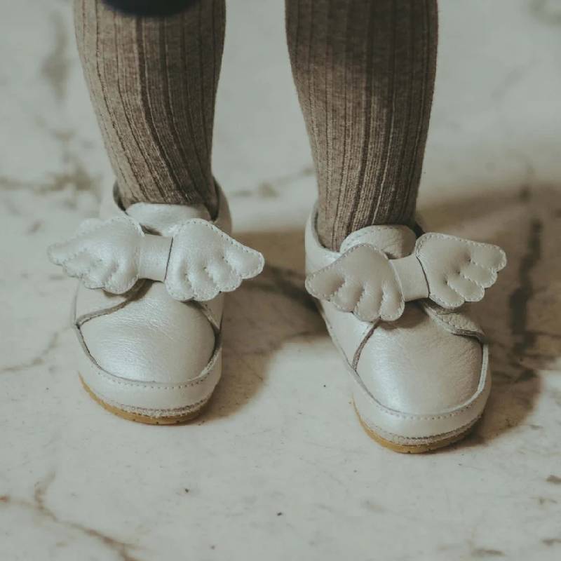 Sela Lining Halbschuh mit Engelflügel aus 100% Premium-Leder von Donsje kaufen - Kleidung, Babykleidung & mehr