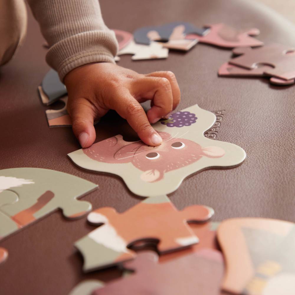 Set mit 7 Tierpuzzle Puzzle aus Pappe ab 3 Jahren von Filibabba kaufen - Spielzeug, Geschenke, Babykleidung & mehr