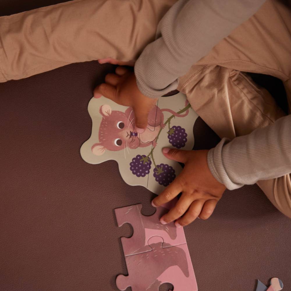 Set mit 7 Tierpuzzle Puzzle aus Pappe ab 3 Jahren von Filibabba kaufen - Spielzeug, Geschenke, Babykleidung & mehr