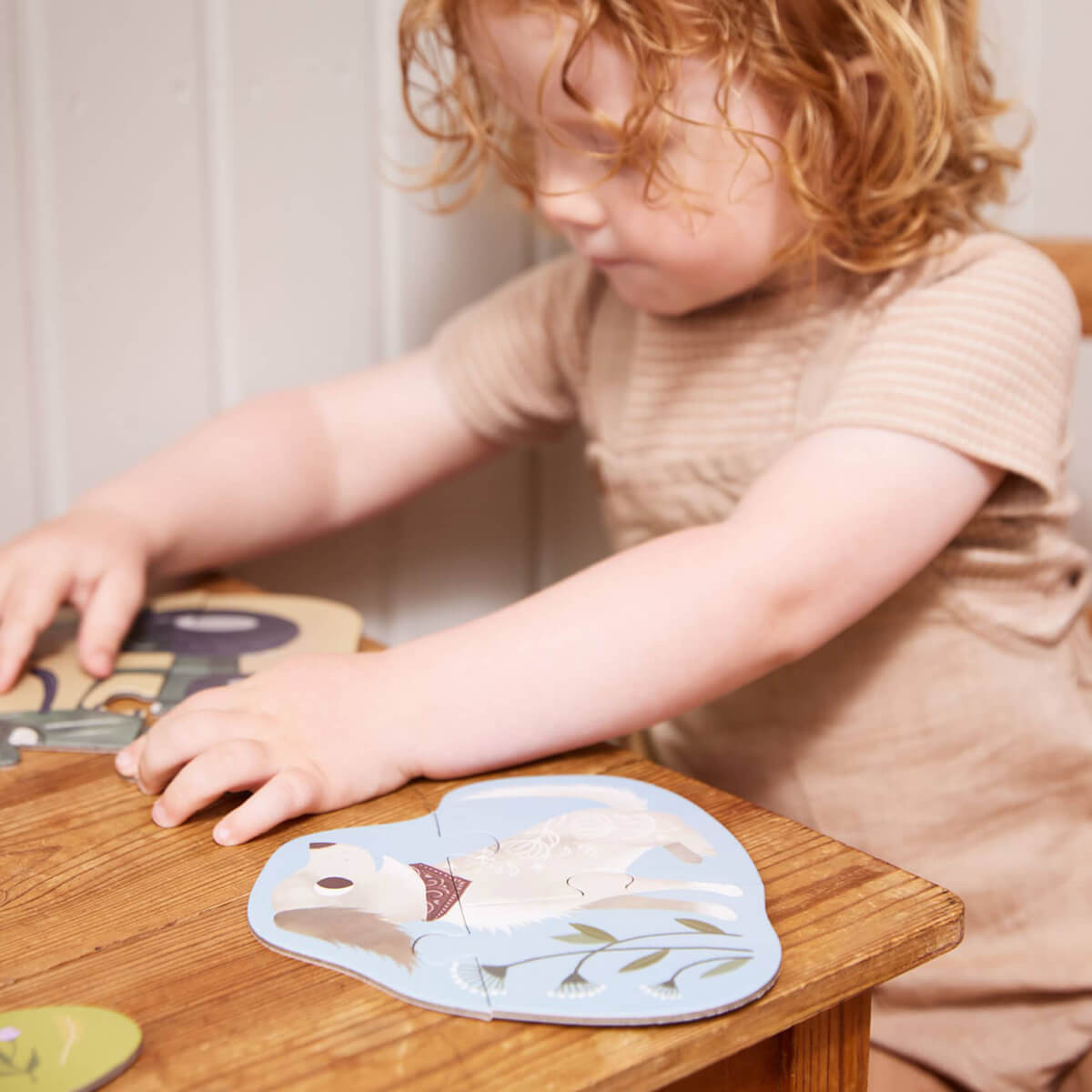 Set mit 7 Tierpuzzle Puzzle aus Pappe ab 3 Jahren von Filibabba kaufen - Spielzeug, Geschenke, Babykleidung & mehr