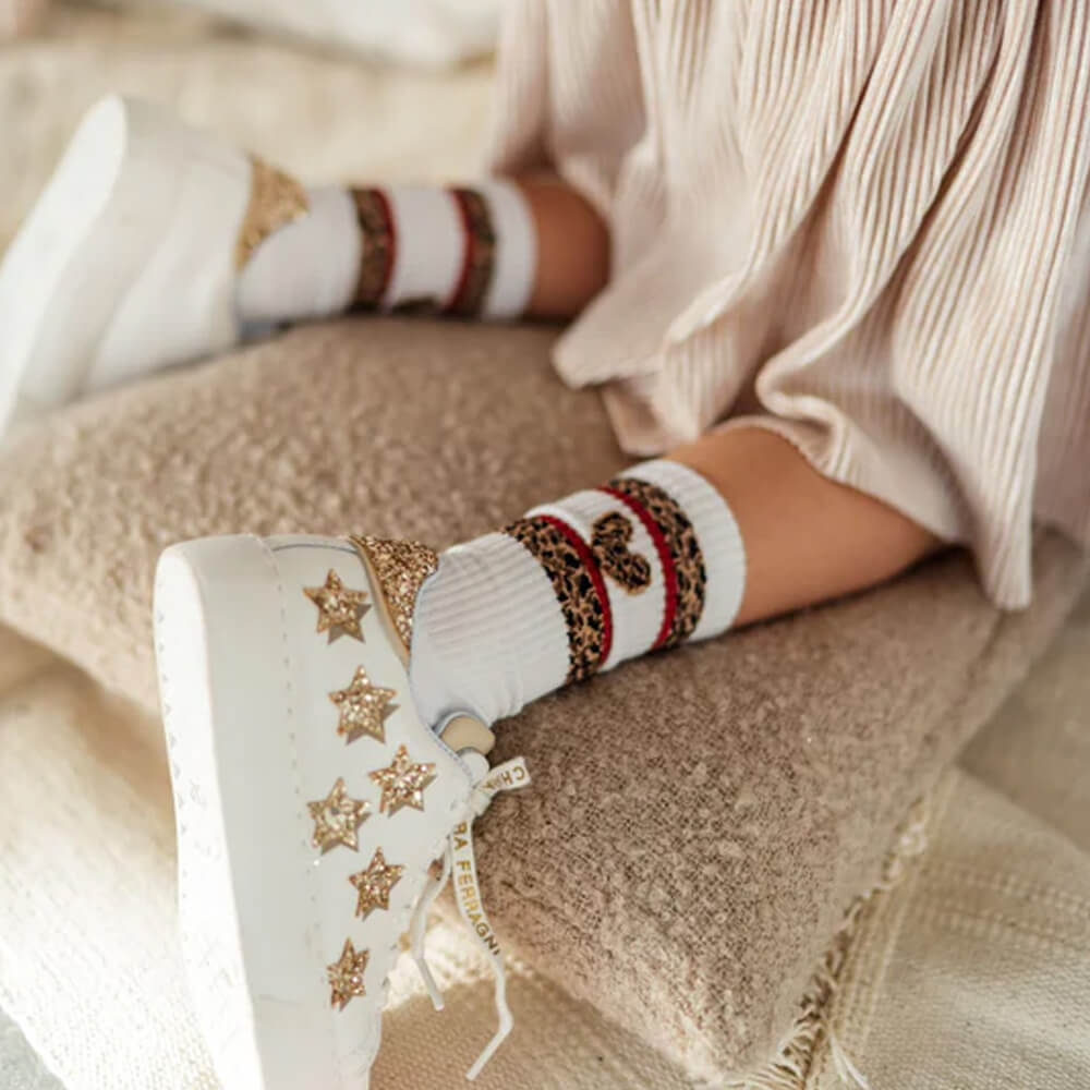 Socken LEO HEART KIDS aus Bio-Baumwolle von Loones kaufen - Kleidung, Geschenke, Babykleidung & mehr