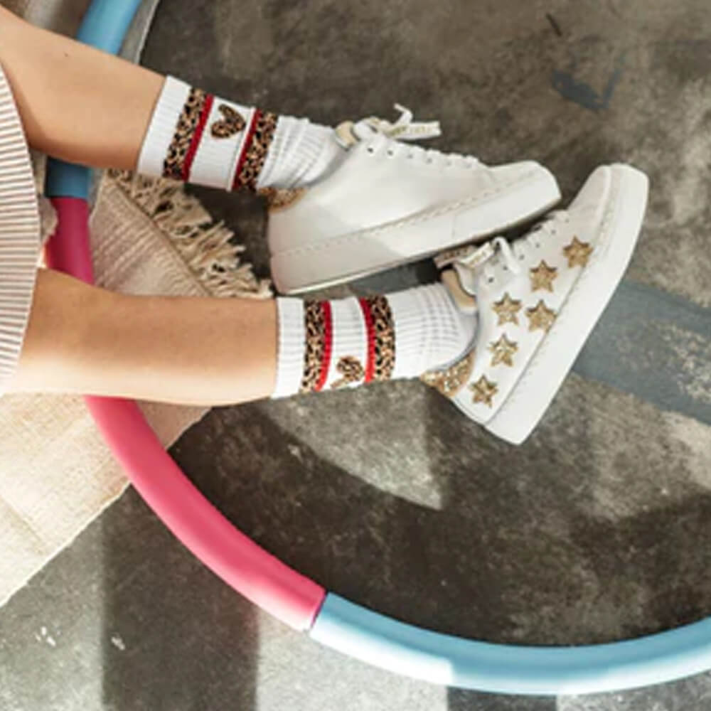 Socken LEO HEART KIDS aus Bio-Baumwolle von Loones kaufen - Kleidung, Geschenke, Babykleidung & mehr