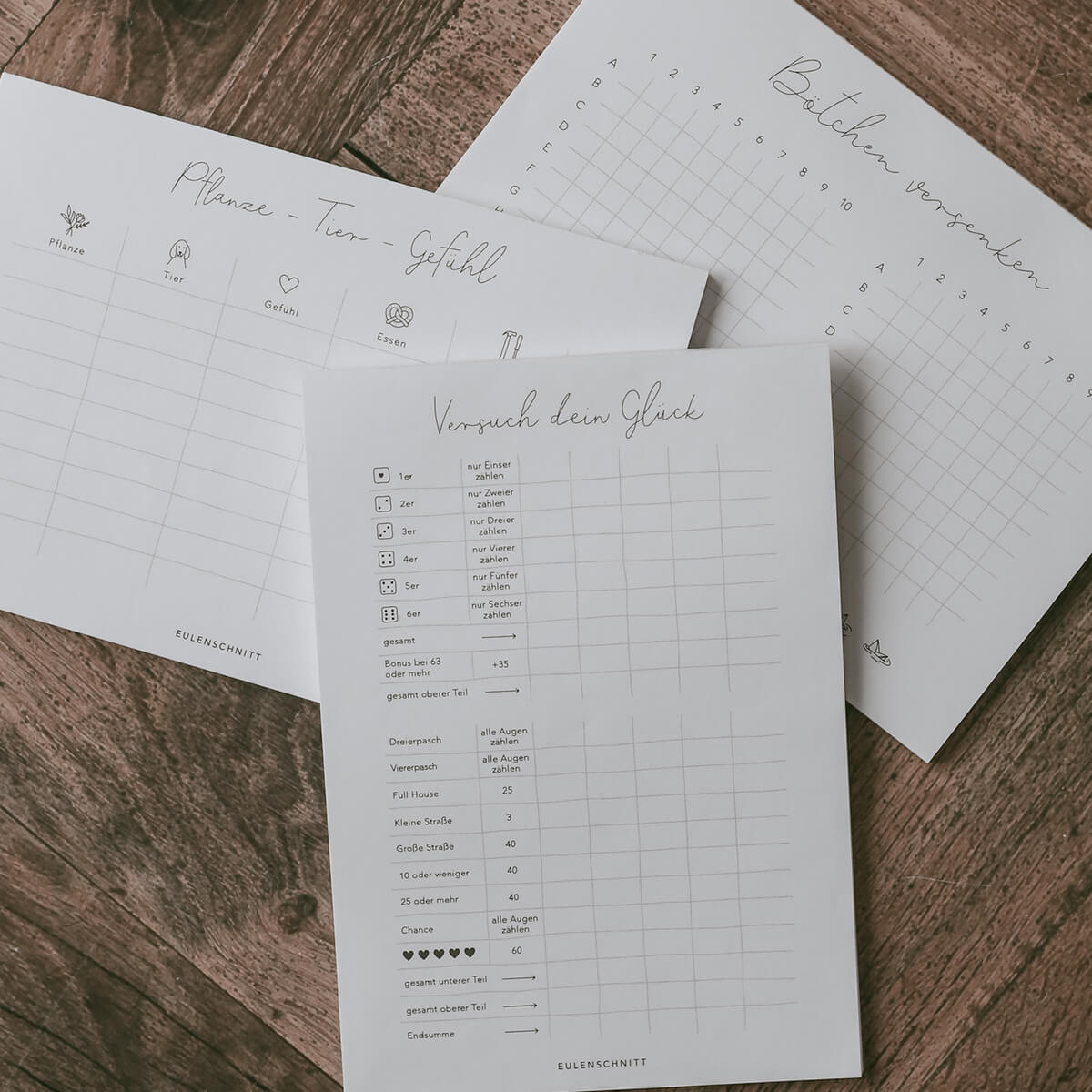 Spielblock aus Papier von Eulenschnitt kaufen - Alltagshelfer, Geschenke, Spielzeug, Babykleidung & mehr