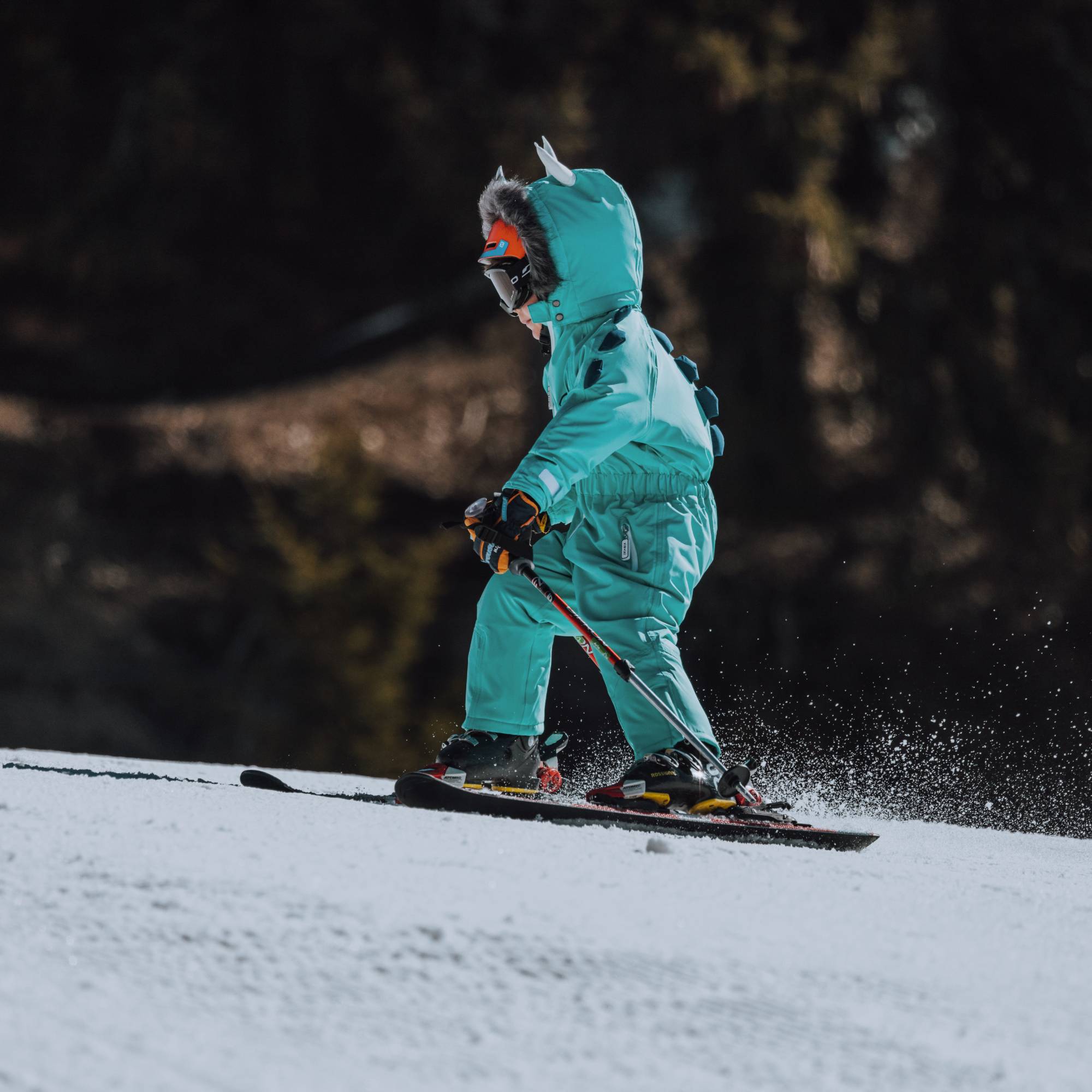 Spike the Dinosaur - Nachhaltiger Kinder Schneeanzug aus recycelten Flaschen von Dinoski kaufen - Kleidung, Alltagshelfer, Babykleidung & mehr