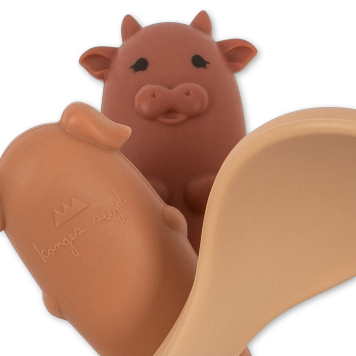Spoon - Baby Löffel 3er Set Farm aus Silikon von Konges Slojd kaufen - Alltagshelfer, Babykleidung & mehr
