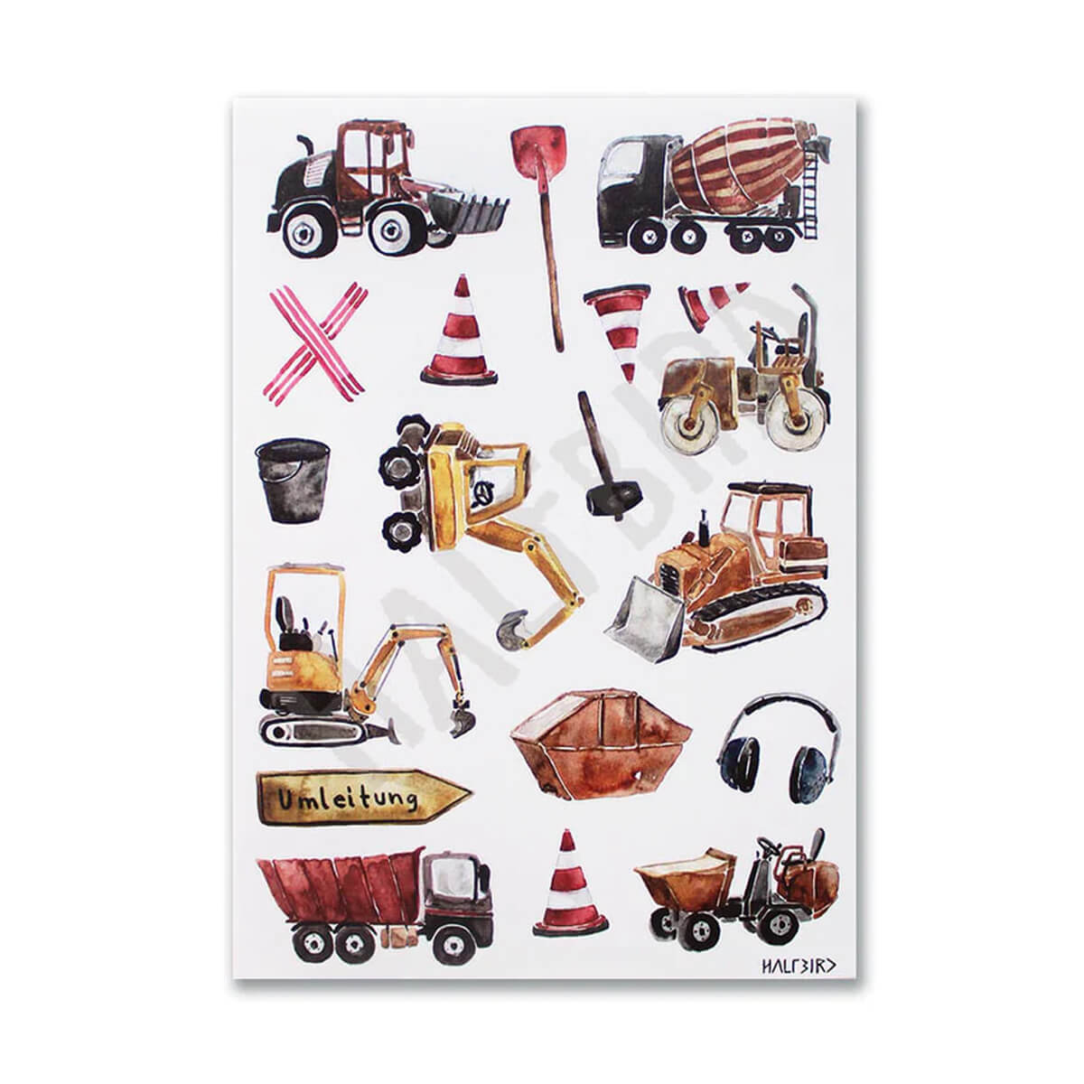 Spülmaschinenfeste Sticker aus Vinyl von Halfbird kaufen - Spielzeug, Geschenke, Babykleidung & mehr