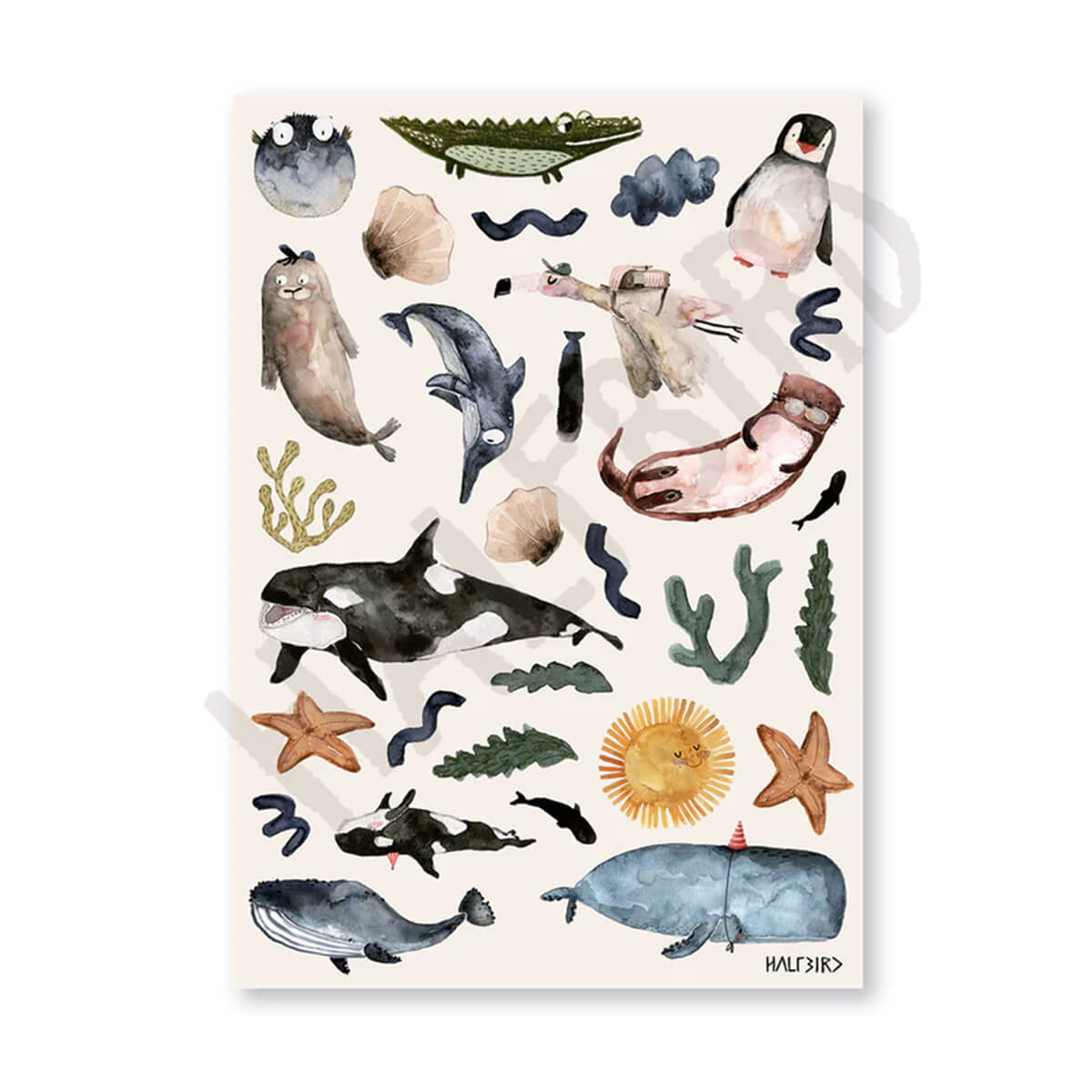 Spülmaschinenfeste Sticker aus Vinyl von Halfbird kaufen - Spielzeug, Geschenke, Babykleidung & mehr