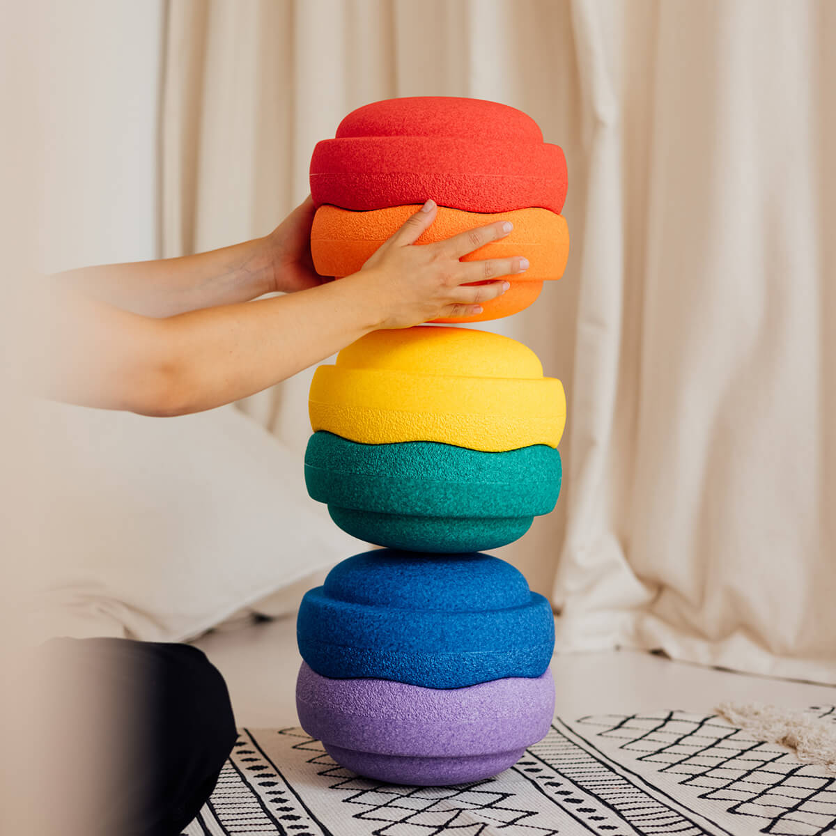 Stapelstein Original Rainbow 6er Set von Stapelstein kaufen - Spielzeug, Geschenke, Babykleidung & mehr