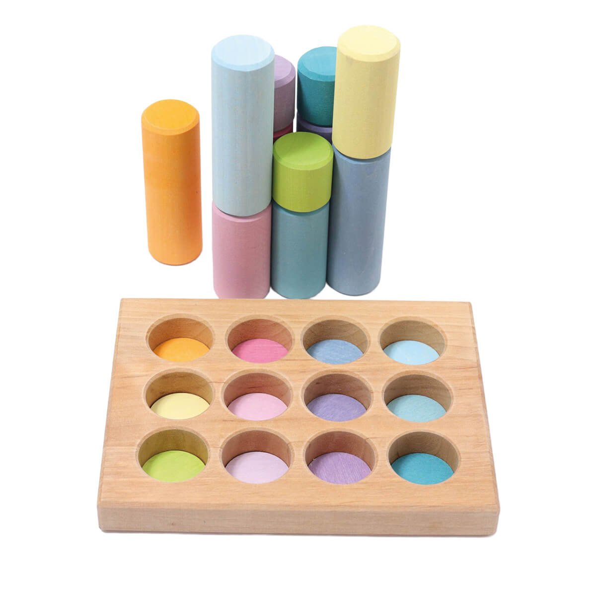 Steckspiel Kleine Walzen aus Holz von Grimm´s kaufen - Spielzeug, Geschenke, Babykleidung & mehr