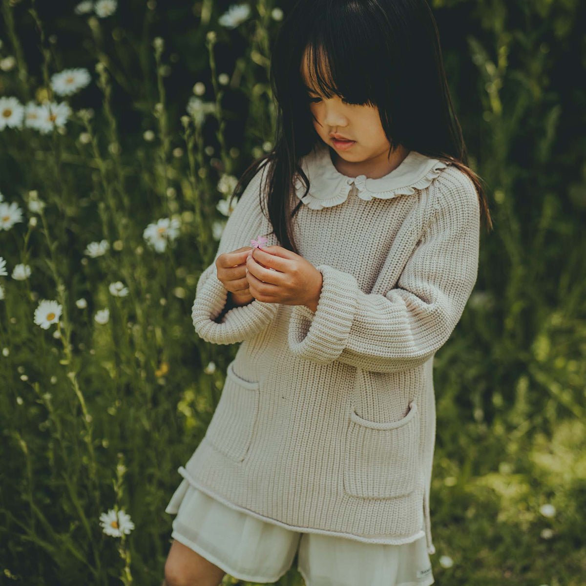 Stella Baby Sweater - Oversized Strickpullover von Donsje kaufen - , Babykleidung & mehr