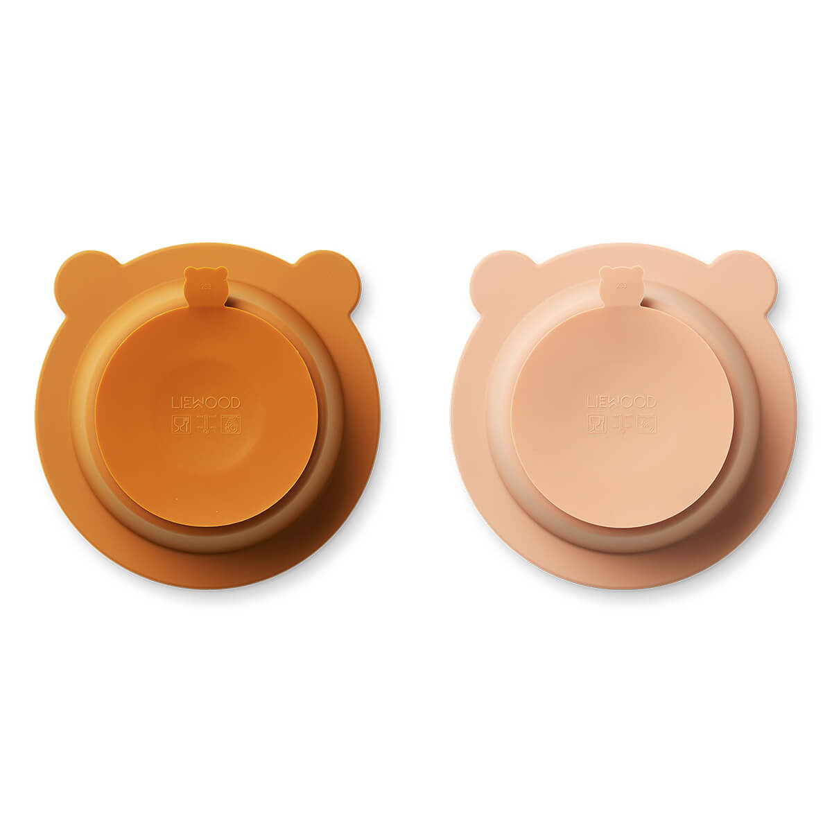 Suction Bowl 2-Pack - Saugnapf aus Silikon 2er Pack Modell: Peony von Liewood kaufen - Alltagshelfer, Babykleidung & mehr