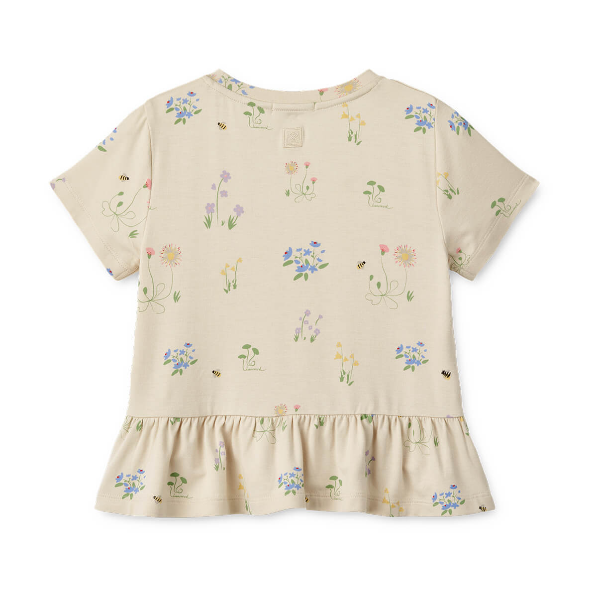 T-Shirt mit Schößchen aus 100% Viskose Modell: Margit von Liewood kaufen - Kleidung, Babykleidung & mehr