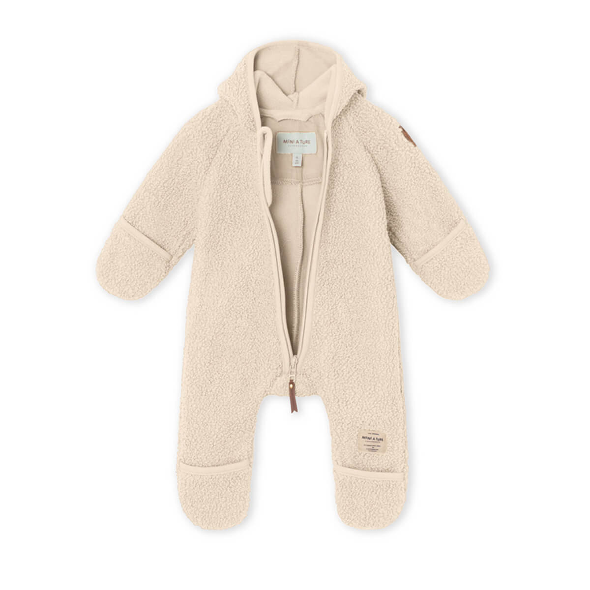 Teddyfleece Jumpsuit aus 100% recyceltem Polyester - Modell: Adel von Mini A Ture kaufen - Kleidung, Babykleidung & mehr