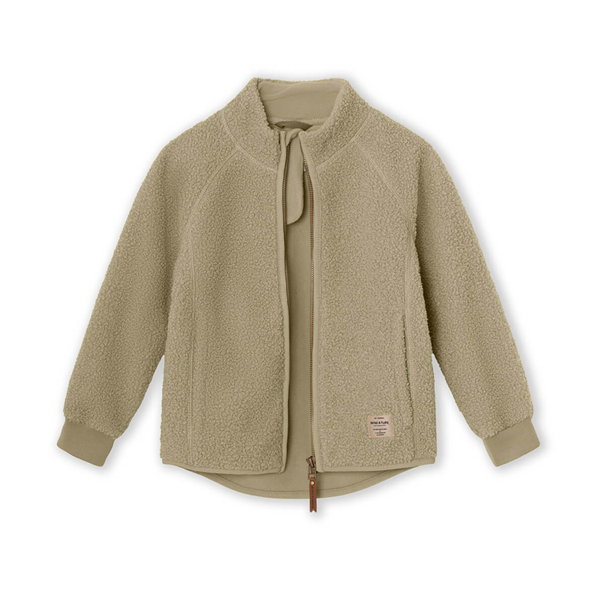 Teddyfleece Zip Jacke ohne Kapuze aus 100% recyceltem Polyester - Modell: Cedric von Mini A Ture kaufen - Kleidung, Babykleidung & mehr