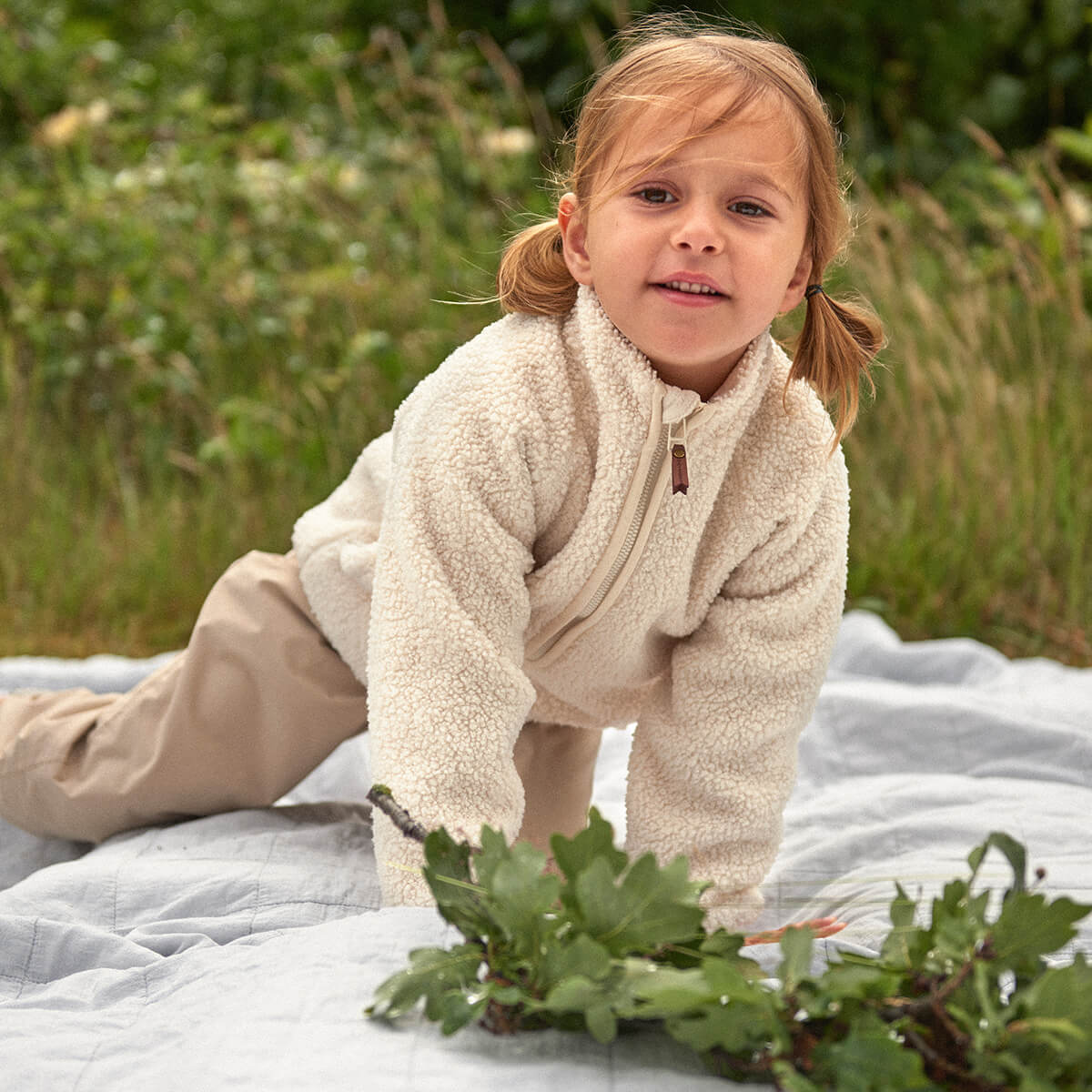 Teddyfleece Zip Jacke ohne Kapuze aus 100% recyceltem Polyester - Modell: Cedric von Mini A Ture kaufen - Kleidung, Babykleidung & mehr