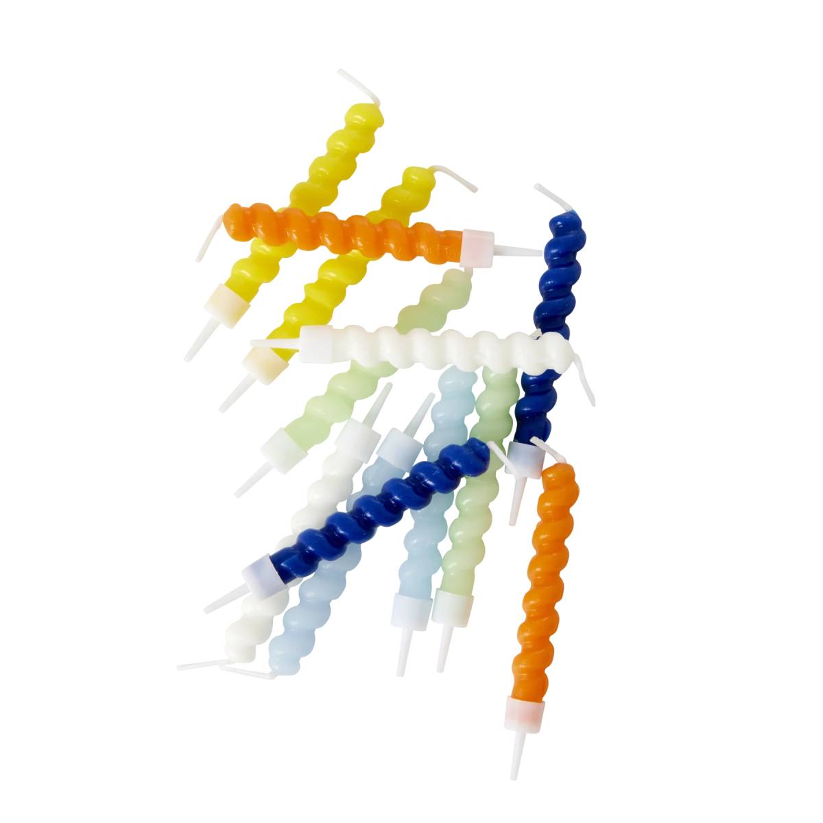 Twisted Cake Candle 12 Stück - Geburtstagskerzen für Kuchen von Rice kaufen - Alltagshelfer, Kinderzimmer, Babykleidung & mehr