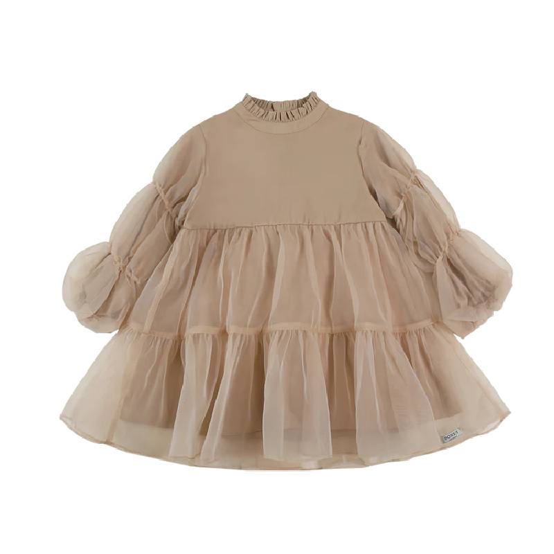 Valentien Dress - Kleid mit Tüll und Puffärmel von Donsje kaufen - Kleidung, Babykleidung & mehr