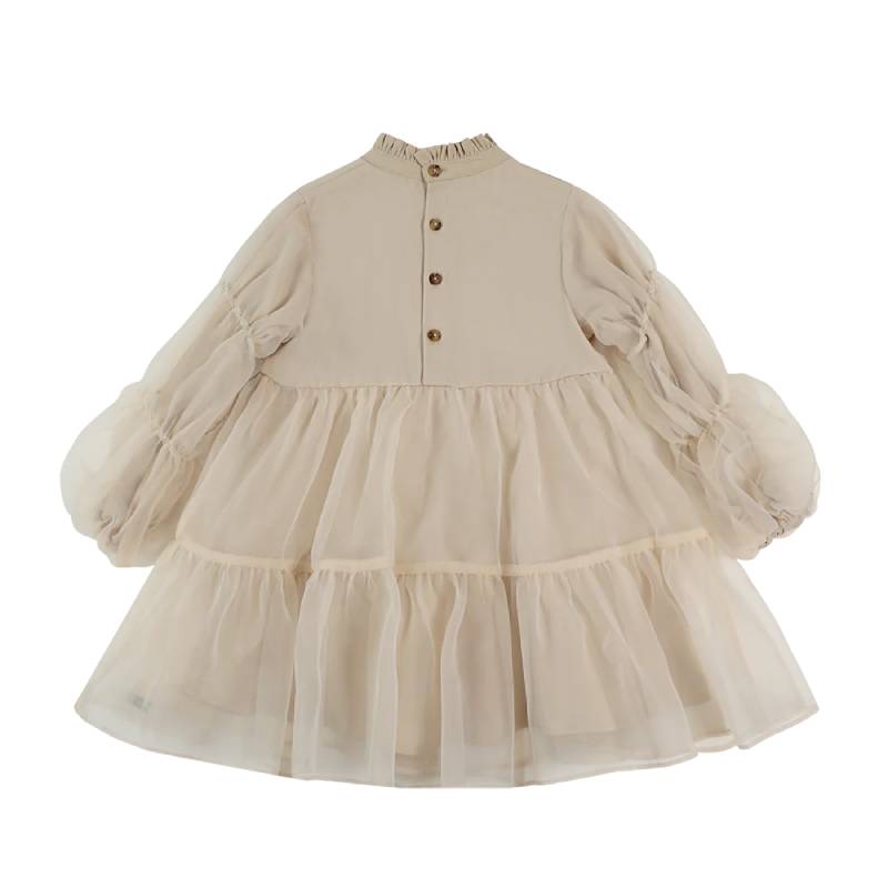 Valentien Dress - Kleid mit Tüll und Puffärmel von Donsje kaufen - Kleidung, Babykleidung & mehr