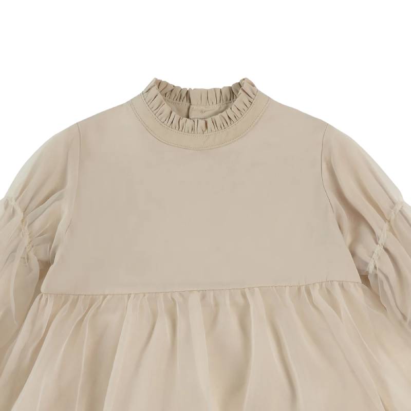 Valentien Dress - Kleid mit Tüll und Puffärmel von Donsje kaufen - Kleidung, Babykleidung & mehr