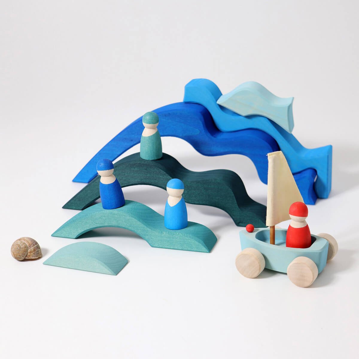 Vier Elemente Baukasten aus 100% FSC Holz von Grimm´s kaufen - Spielzeug, Geschenke, Babykleidung & mehr