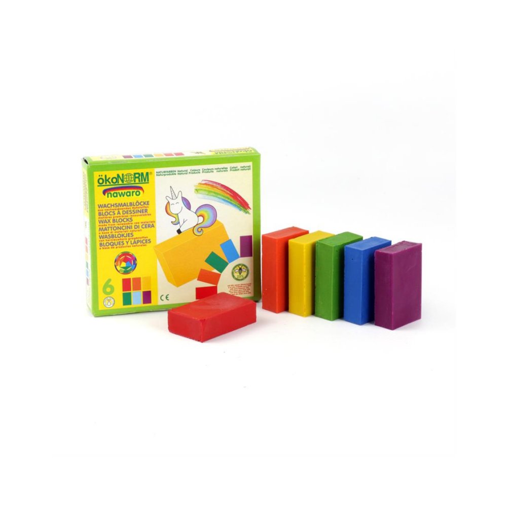 Wachsmalblöcke 6 Farben mit Kartonetui von ökoNorm kaufen - Spielzeug, Alltagshelfer, Geschenke, Babykleidung & mehr