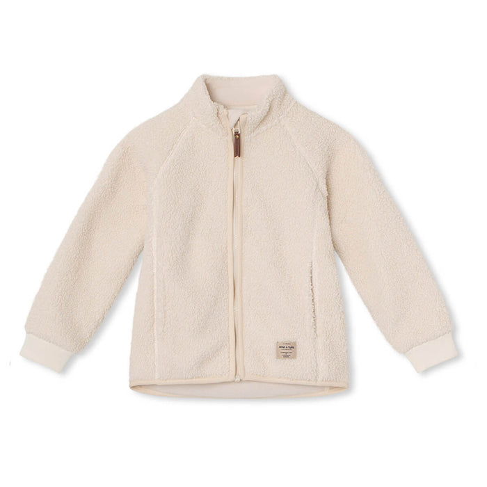 Teddyfleece Zip Jacke ohne Kapuze aus 100% recyceltem Polyester - Modell: Cedric