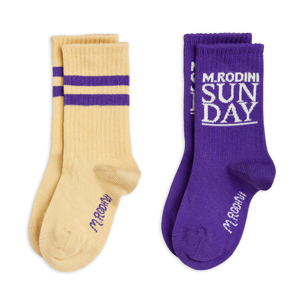 Sunday Socks 2er-PAck aus 100% Bio-Baumwolle
