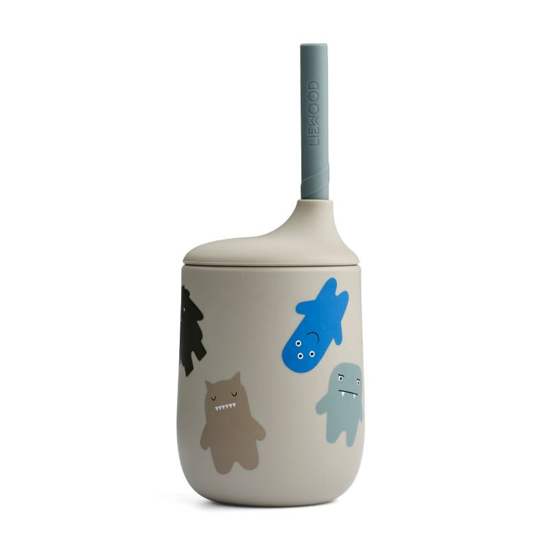 Ellis Sippy Cup - Trinklernbecher mit Strohhalm aus Silikon