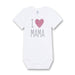 Baby Body I Love Mama / Papa Kurzarm aus 100% Bio Baumwolle GOTS von Sanetta kaufen - Kleidung, Babykleidung & mehr