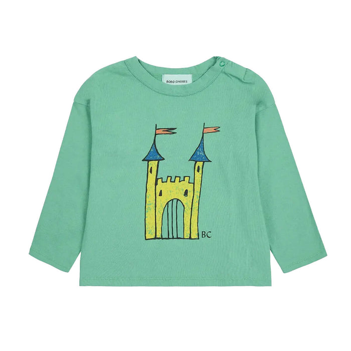 Baby Faraway Castle T - shirt - Langarmshirt aus 100% Bio - Baumwolle GOTS von Bobo Choses kaufen - Kleidung, Babykleidung & mehr