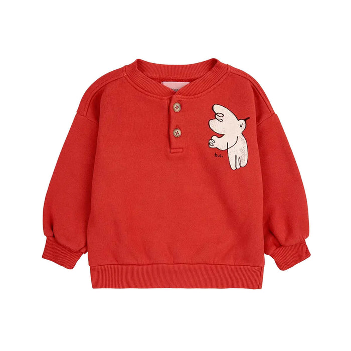 Baby Freedom Bird Buttoned Sweatshirt aus Bio - Baumwolle GOTS von Bobo Choses kaufen - Kleidung, Babykleidung & mehr