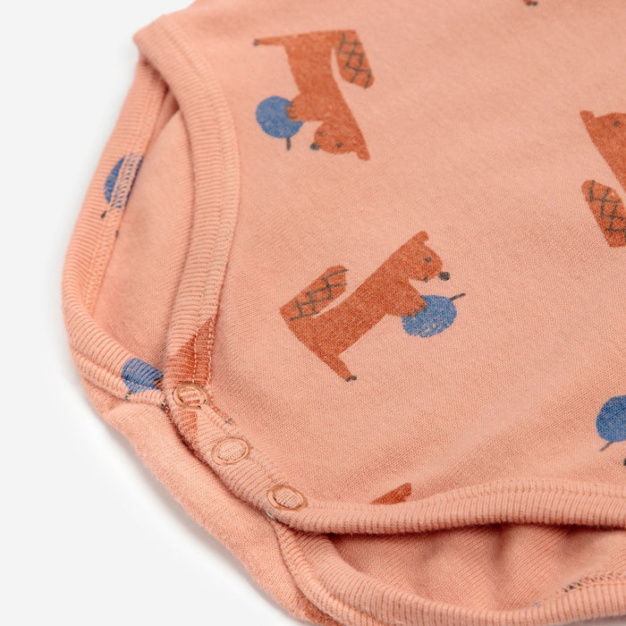 Baby Hungry Squirrel all over Body - Langarmbody aus Bio - Baumwolle GOTS von Bobo Choses kaufen - Kleidung, Babykleidung & mehr