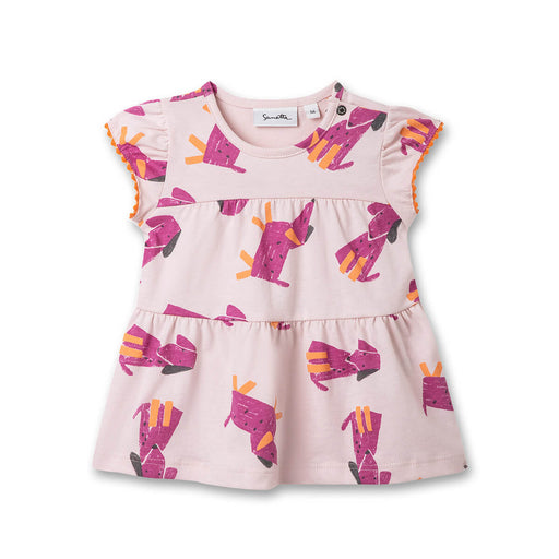 Baby Kleid mit Hunde All - Over - Print aus 100% GOTS Bio - Baumwolle von Sanetta kaufen - Kleidung, Babykleidung & mehr